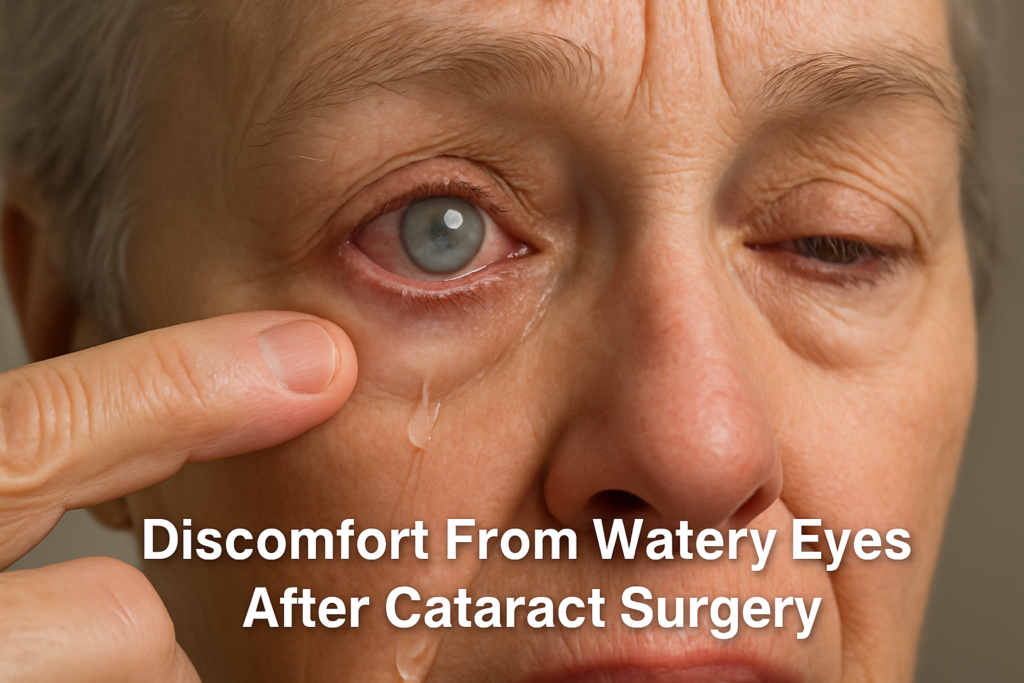 How To Minimize Discomfort From Watery Eyes After Cataract Surgery