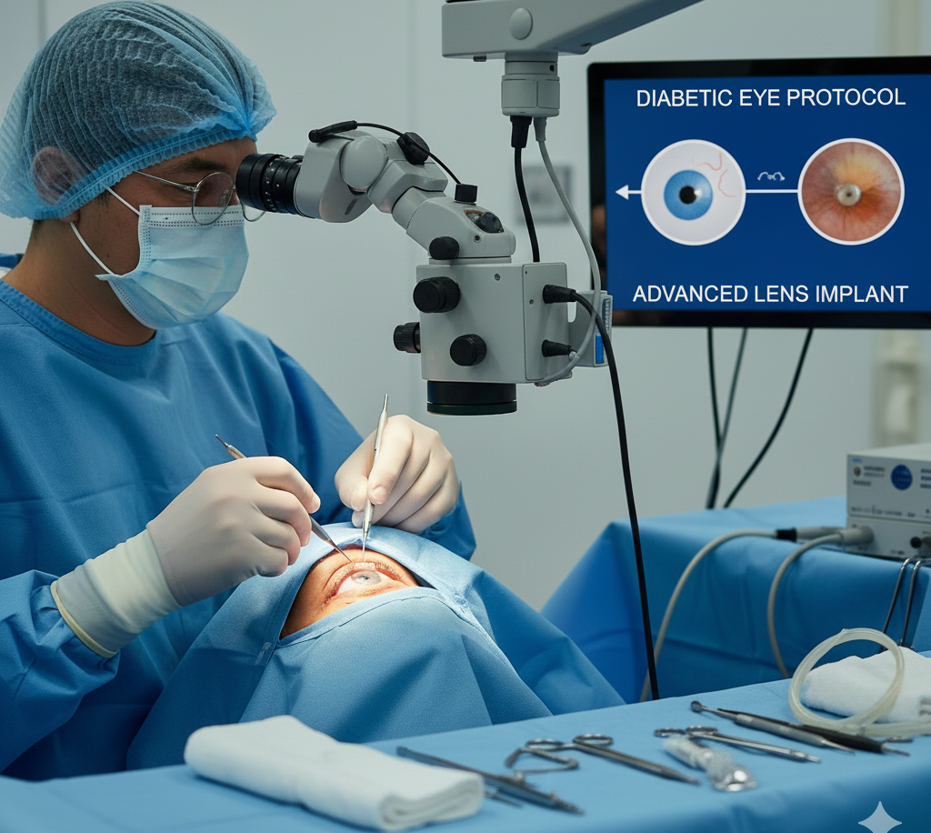 Cataract Surgery for Diabetic Patients: Special Considerations in Pune