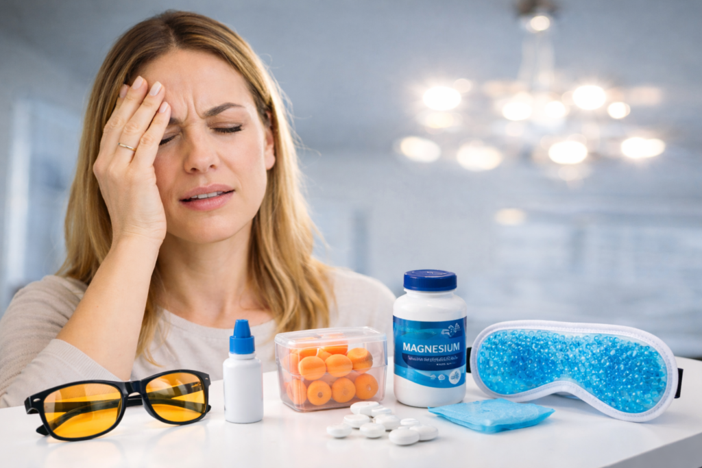 How to Ease Discomfort Caused by Bright Lights and Flickering