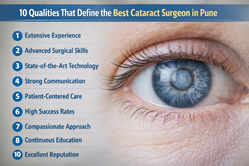 10 Qualities That Define the Best Cataract Surgeon in Pune