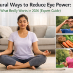 Find natural ways and eye exercises to reduce eye power and improve vision.