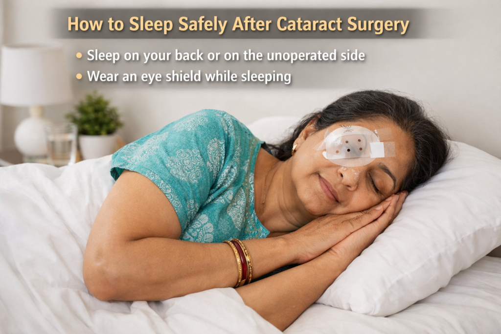 How to Sleep Safely After Cataract Surgery