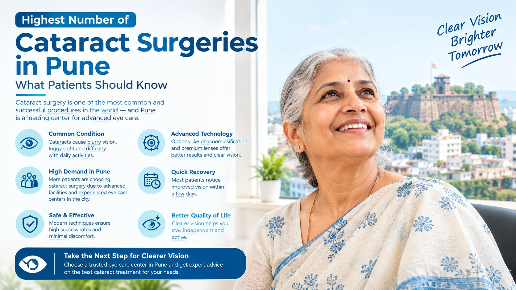 Find cataract surgery expertise and advanced eye care in Pune for safer vision treatment.